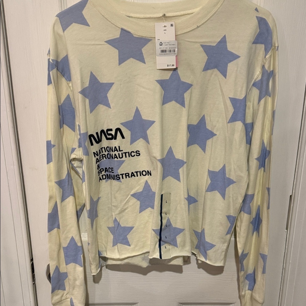 Mighty Fine Cream Long Sleeve Shirt